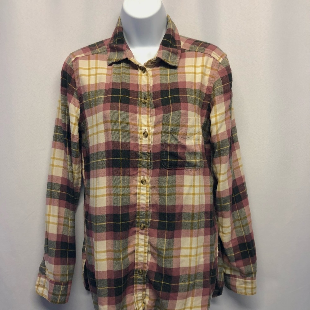 American eagle boyfriend fit ahh-maxi fly soft flannel